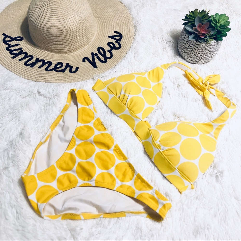 Victoria’s Secret Yellow Polka Dot Bikini